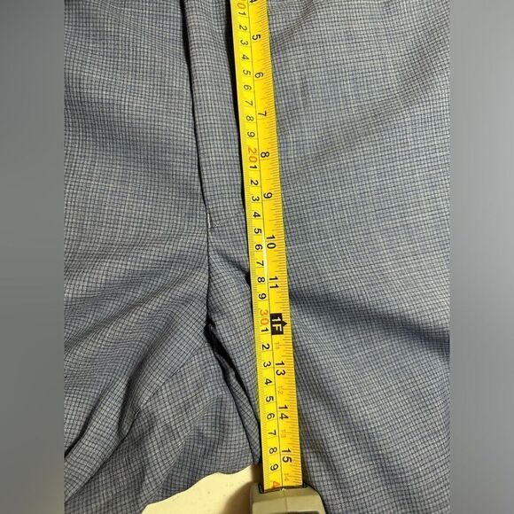 Vintage Lauren Ralph Lauren Grid Pants Mens 40X32 Wool Stretch Dress Flat Front - Picture 10 of 10